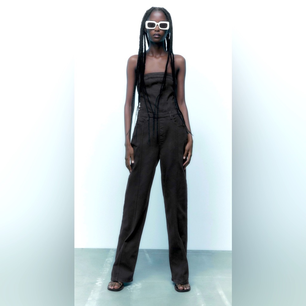 COPY - Zara CORSET DENIM JUMPSUIT